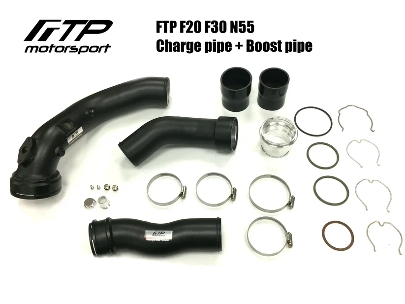 Boost Pipe Charge Pipe FTP Motorsport BMW N55 M135i M235i 335i 435i F20 F21 F22 F23 F30 F31 F32 F33 F34 F36 – Image 2