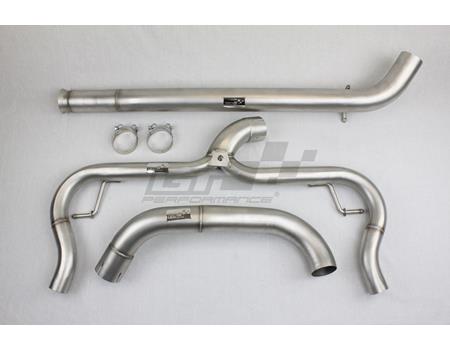 Ligne inox après Catalyseur Full Tube Renault Clio 4 RS CATBACKCLIO4RS+DECAT